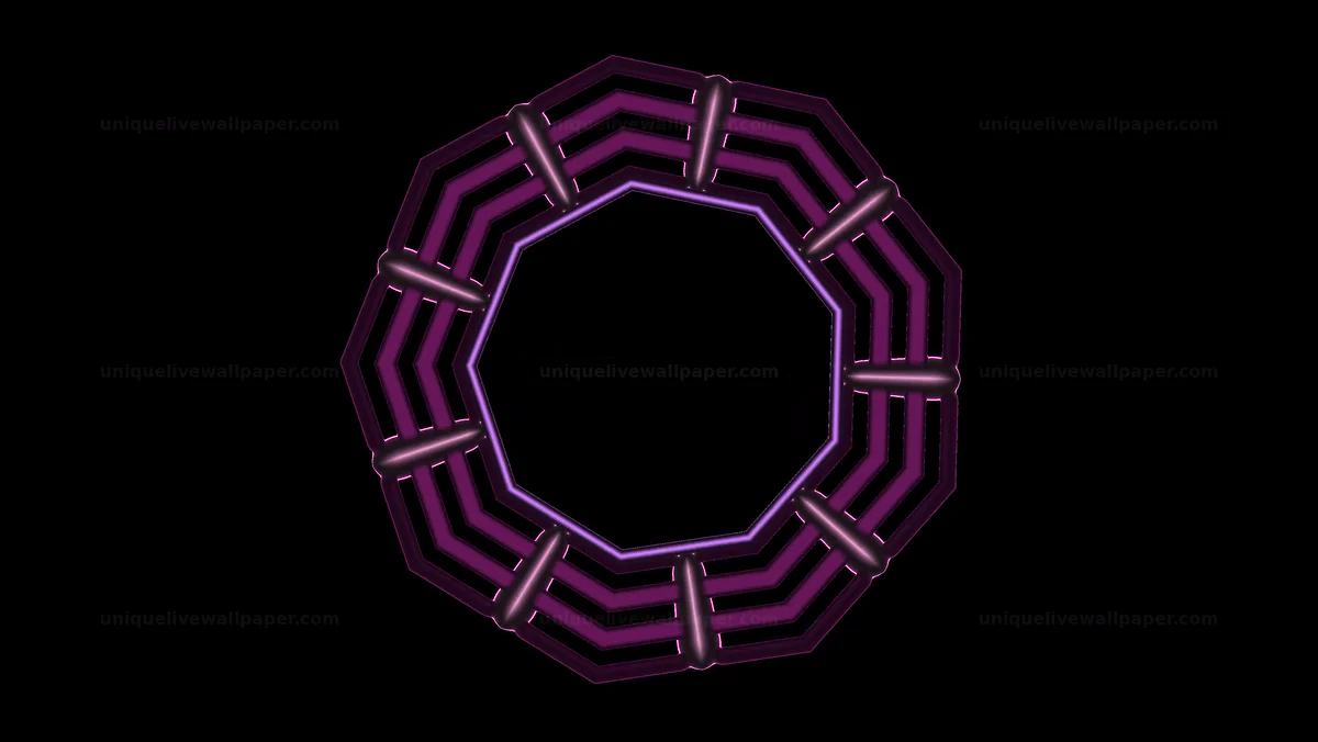 Eclipse Ring Light Overlay Seamless Loop