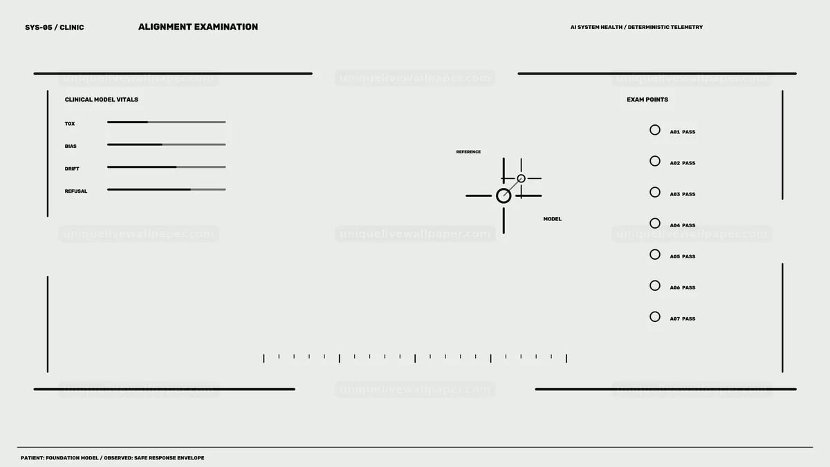 Watermarked thumbnail for Artificial Intelligence System Health Alignment HUD Seamless Loop