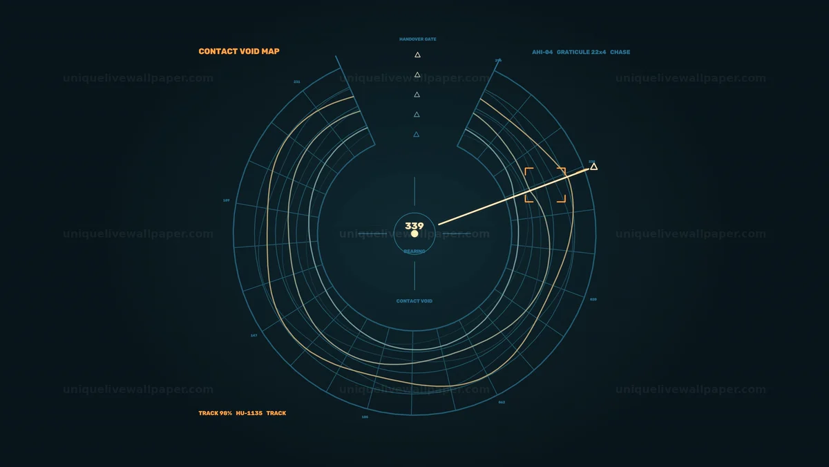 Watermarked thumbnail for AI HUD Interface Radar Tracking Seamless Loop