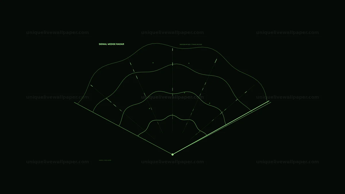 Radar Wedge Scan HUD Seamless Loop