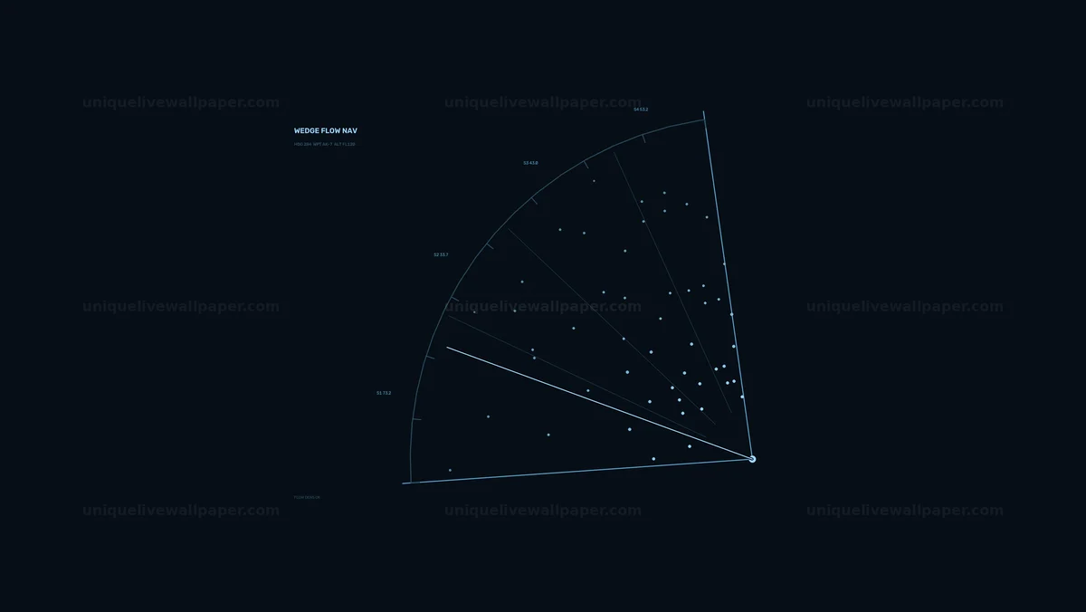 Watermarked thumbnail for Radial Navigation Data HUD Seamless Loop