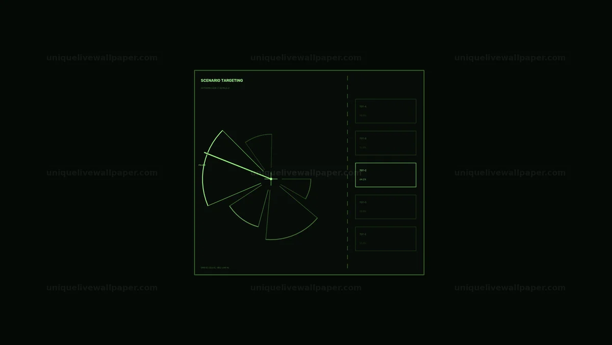 Scenario Forecast Interface HUD Seamless Loop