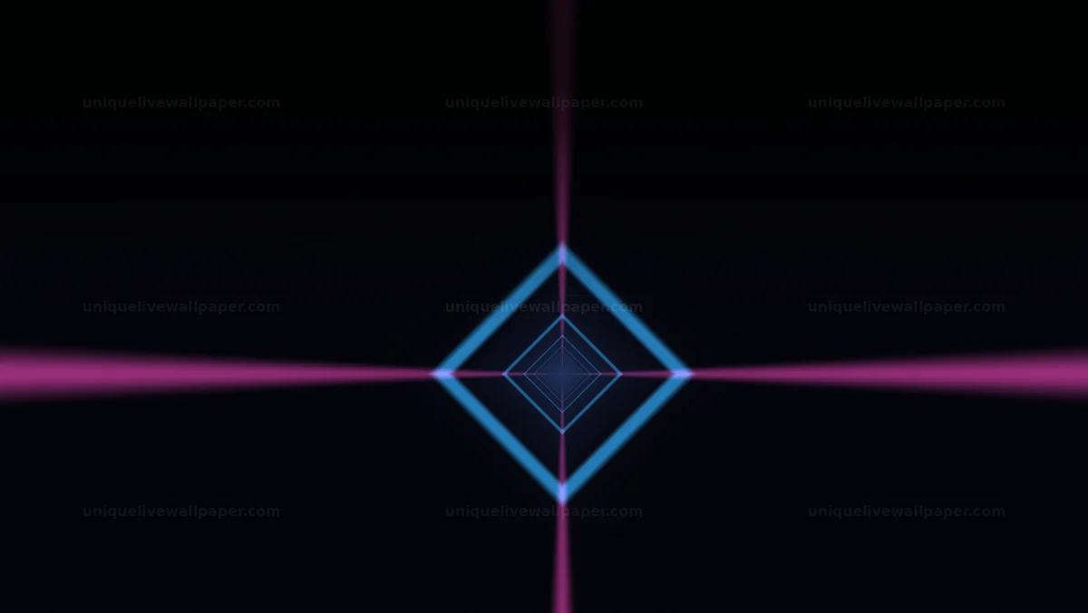 Dark neon tunnel with copy space creates a digital atmosphere