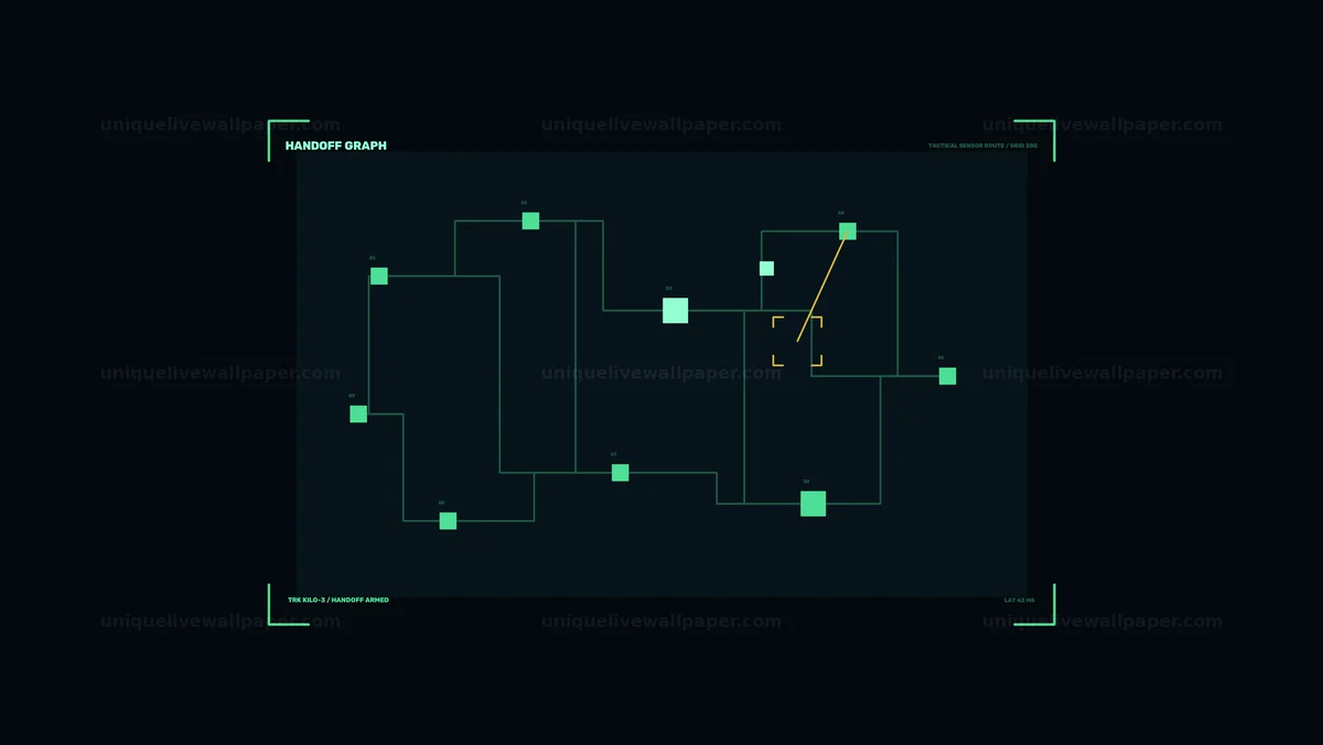 Watermarked thumbnail for Moving Target Tracking HUD Seamless Loop