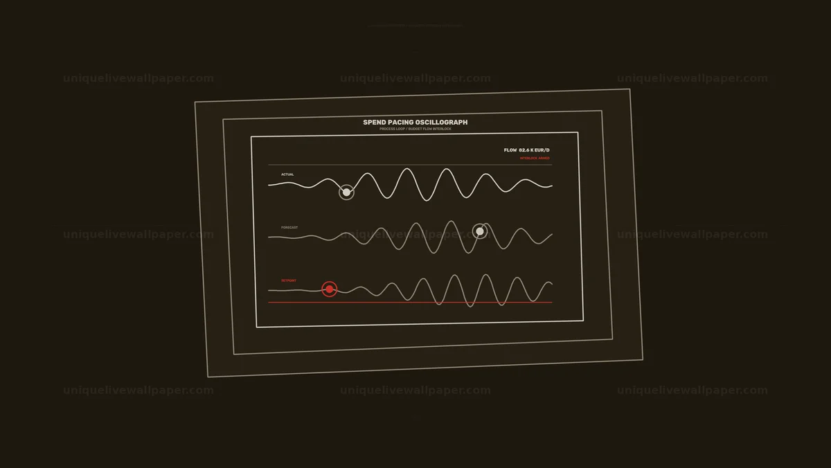 Campaign Reporting Interface HUD Spend Pacing Seamless Loop