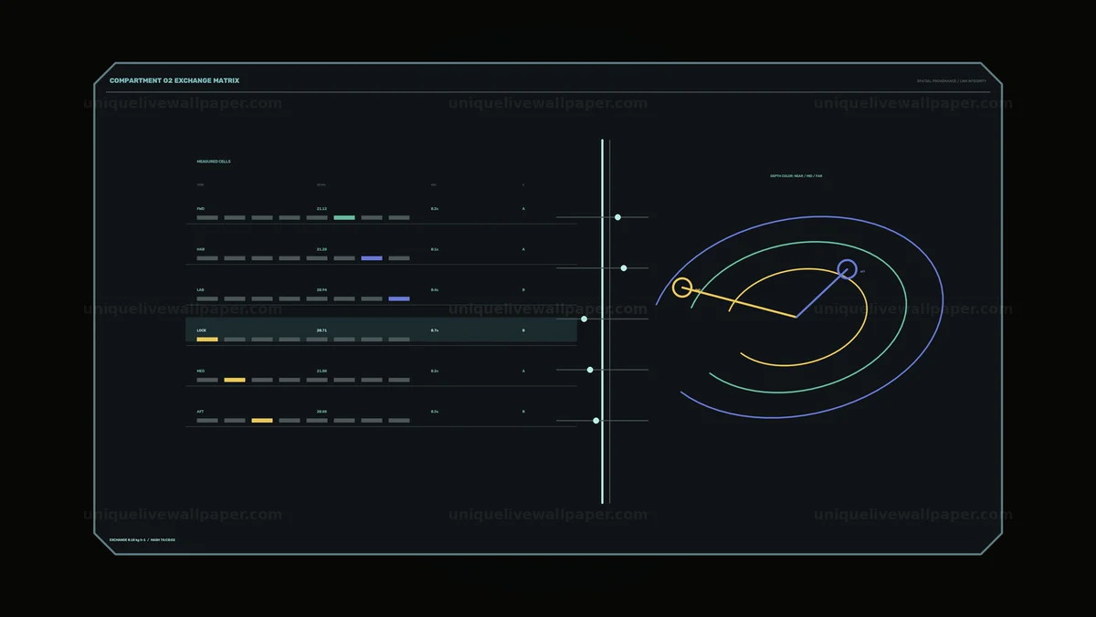 Compartment Exchange Matrix HUD Seamless Loop
