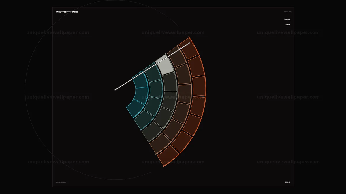 Defense Infrastructure Monitoring HUD Seamless Loop