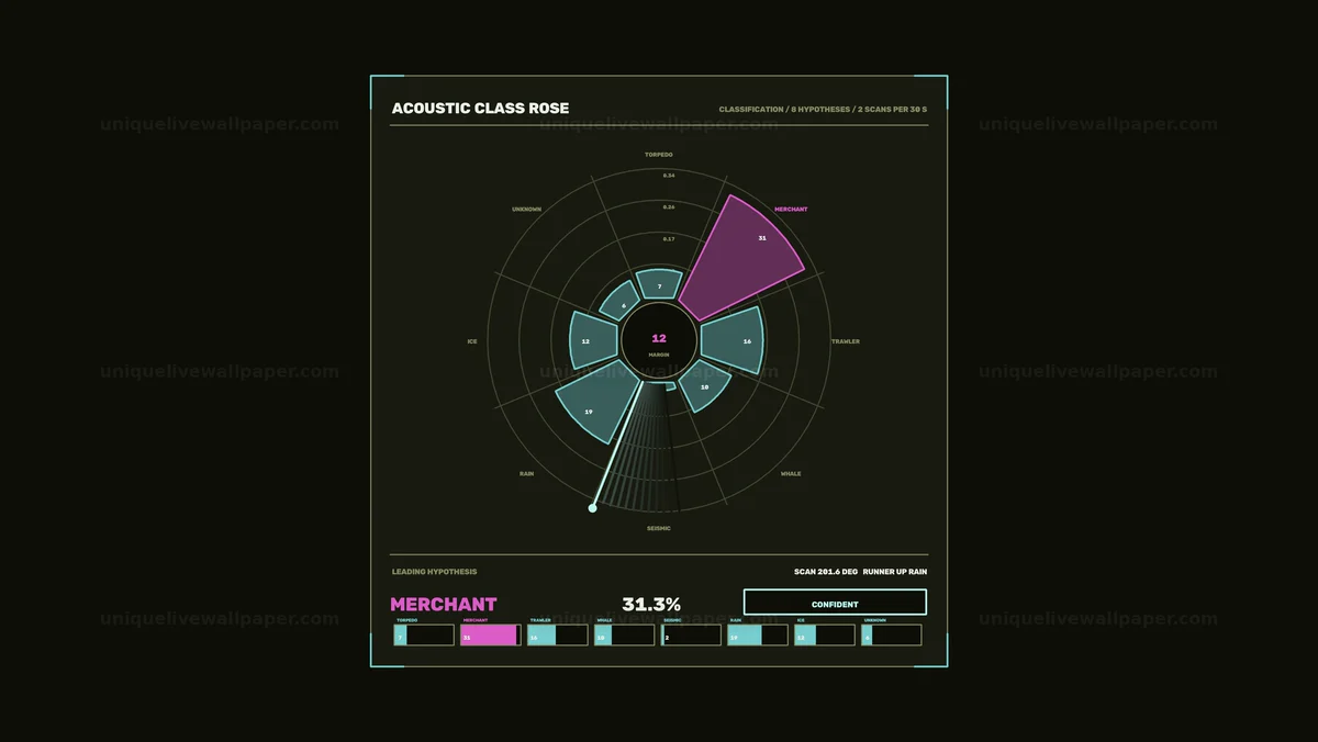 Acoustic Classification HUD Seamless Loop