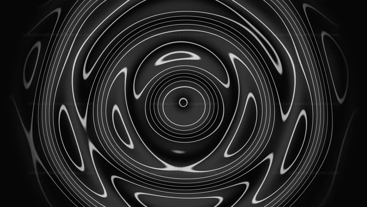 Black And White Radial Ripple Background — Black and white radial ripp