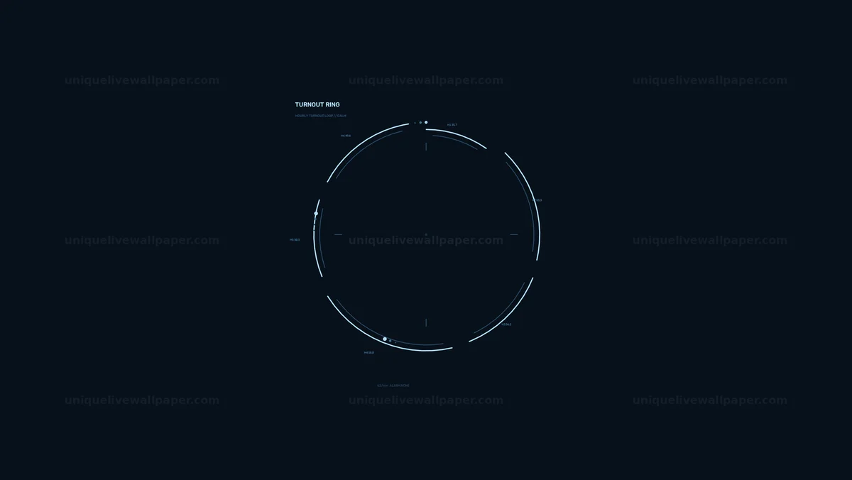 Watermarked thumbnail for Election Turnout Dashboard Seamless Loop