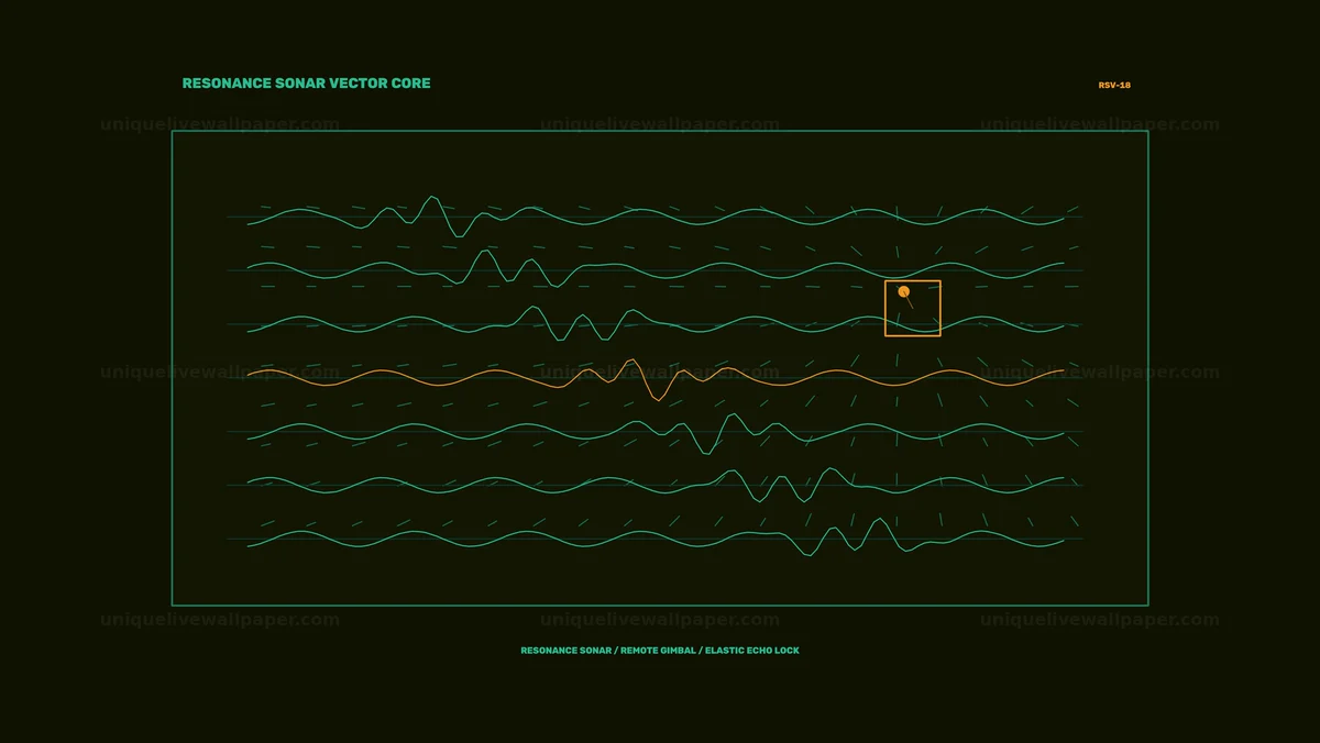 Spacecraft Maintenance Diagnostics HUD Seamless Loop