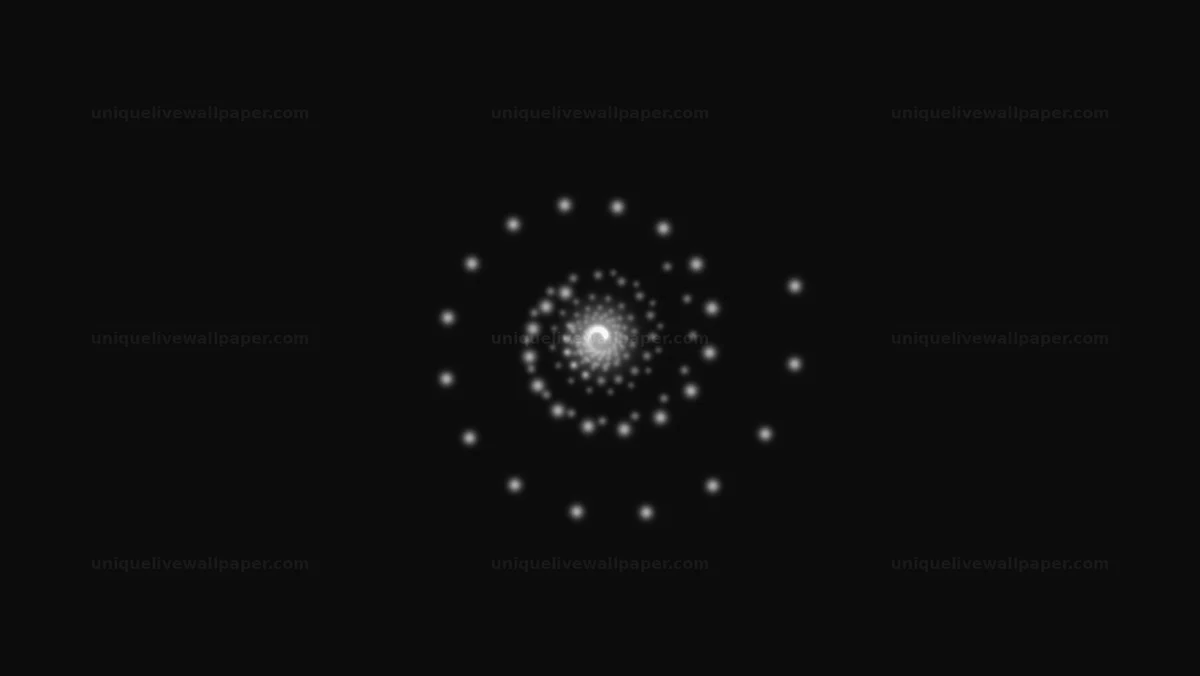 Watermarked thumbnail for Black and White Recursive Spiral Background Seamless Loop