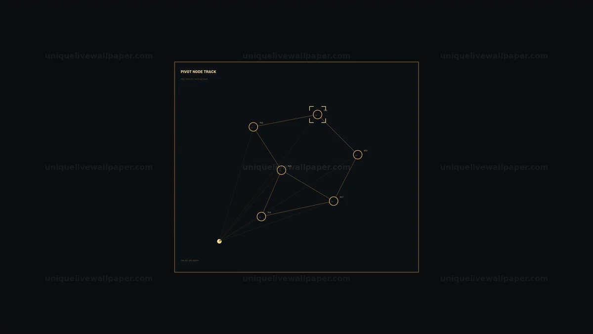 Pivot Node Tracking HUD Seamless Loop