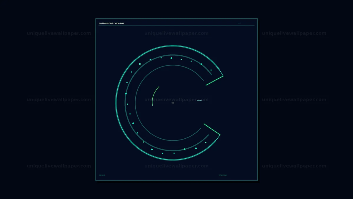 Precision Target Acquisition Data HUD Seamless Loop