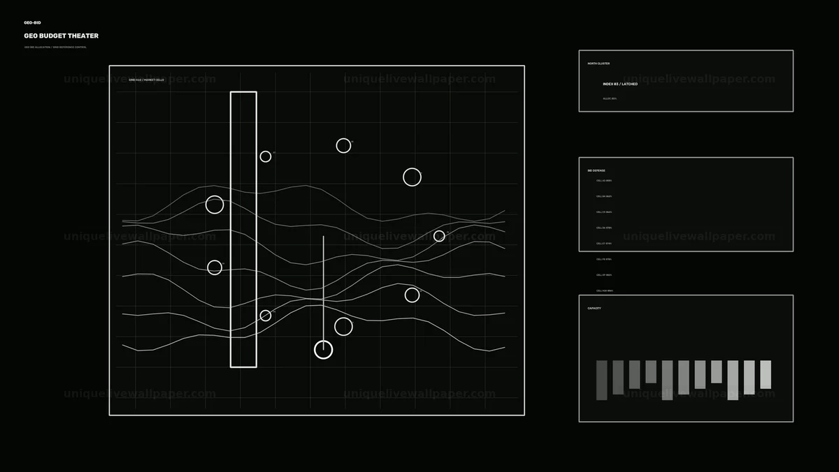 Campaign Performance Telemetry HUD Seamless Loop