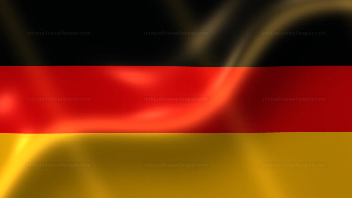 Watermarked thumbnail for German Flag Glossy Ripple Background Seamless Loop