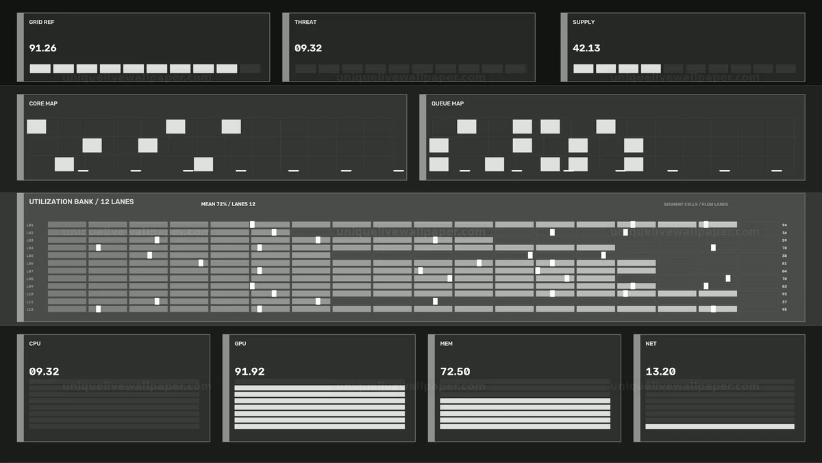 Watermarked thumbnail for AI Algorithm Performance Control Panel Seamless Loop