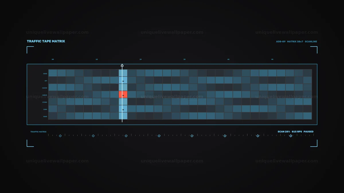 Watermarked thumbnail for Traffic Matrix Data HUD Seamless Loop