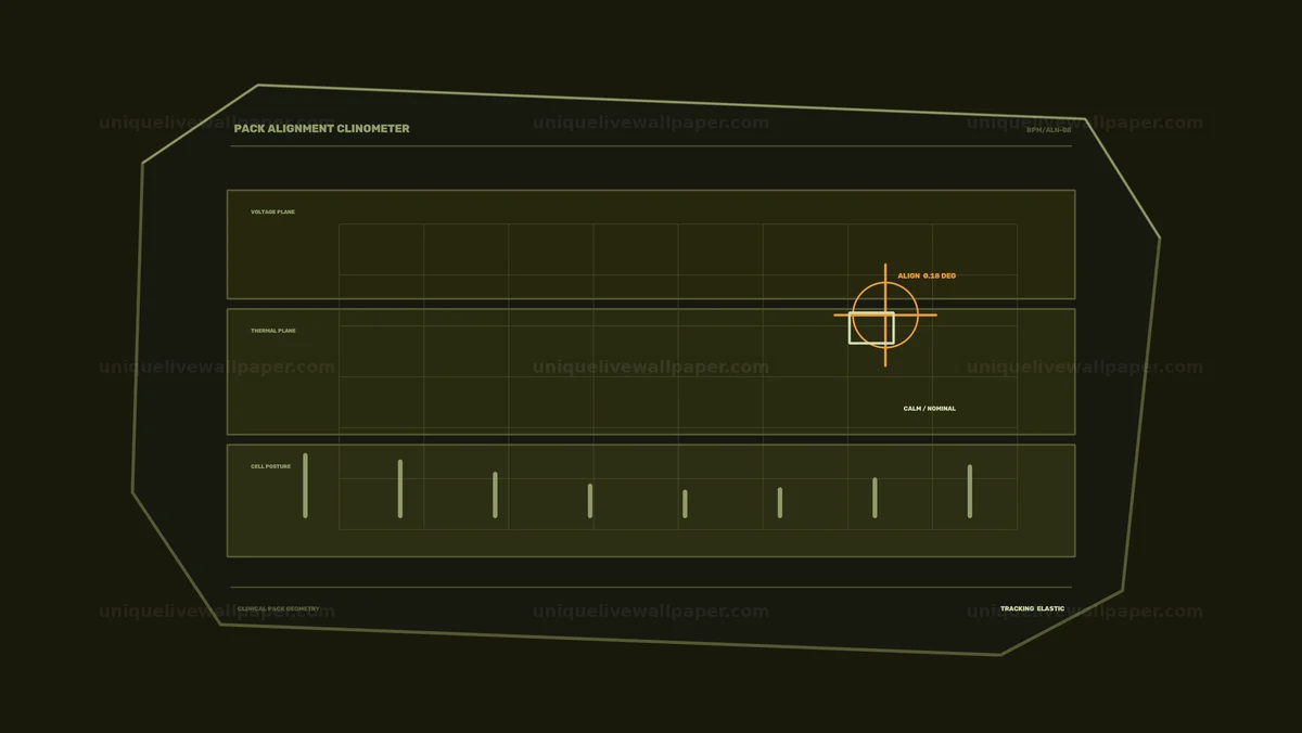 Battery Power Monitor HUD Seamless Loop