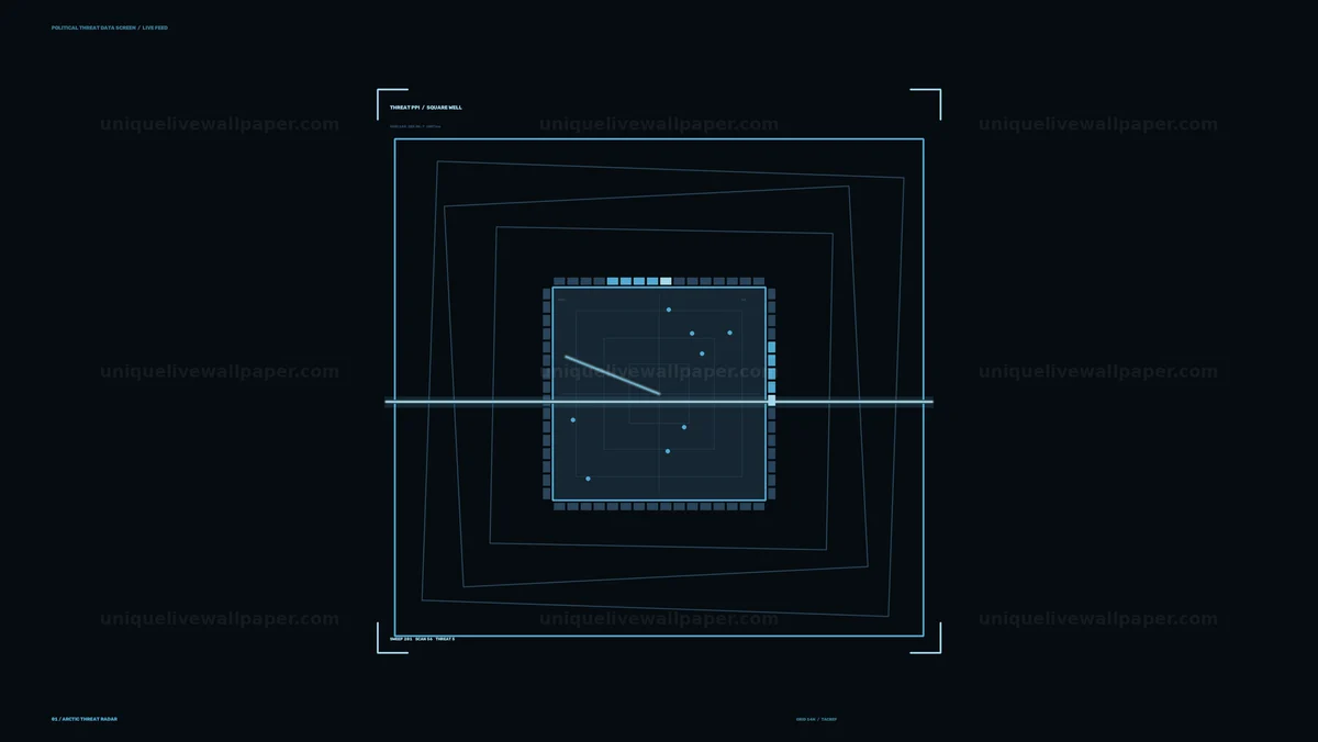 Watermarked thumbnail for Political Threat Data HUD Seamless Loop