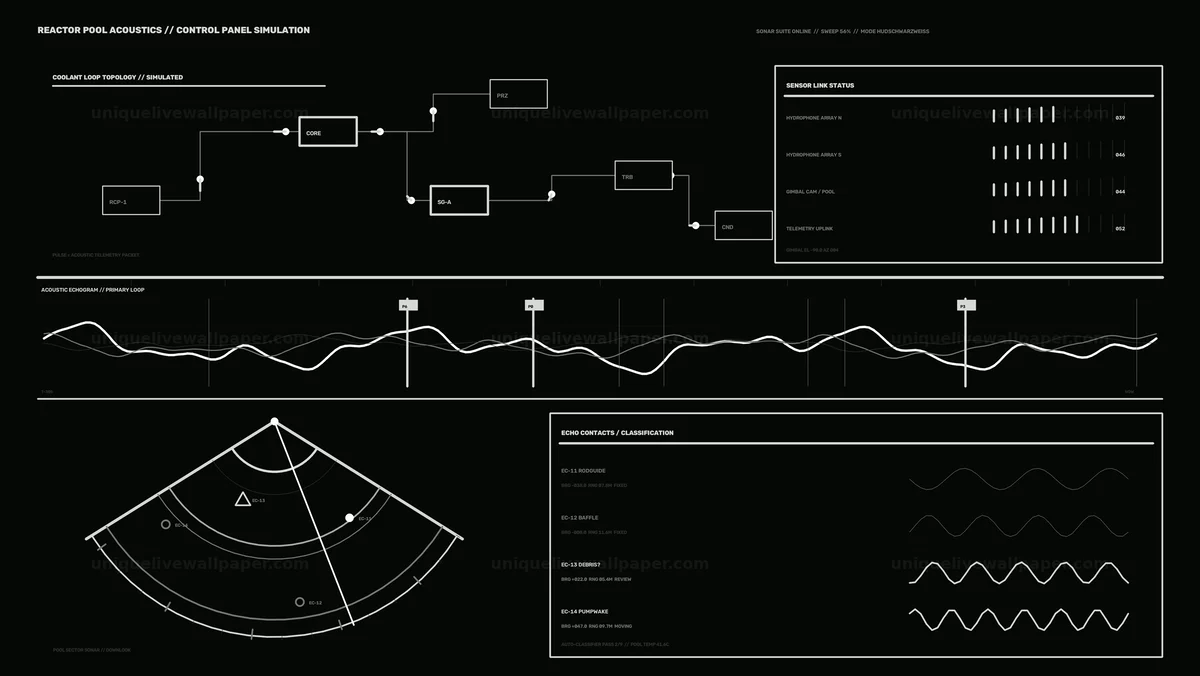 Watermarked thumbnail for Reactor Control Panel Simulation HUD Seamless Loop