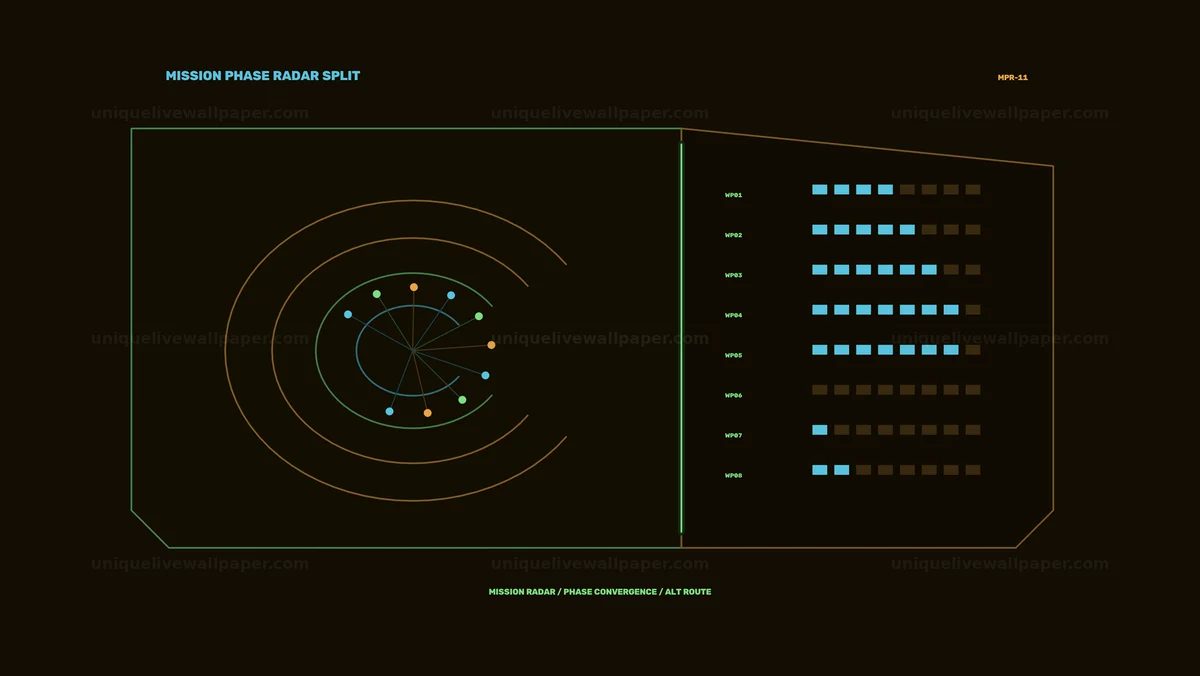 Watermarked thumbnail for Spacecraft Mission Progress HUD Seamless Loop