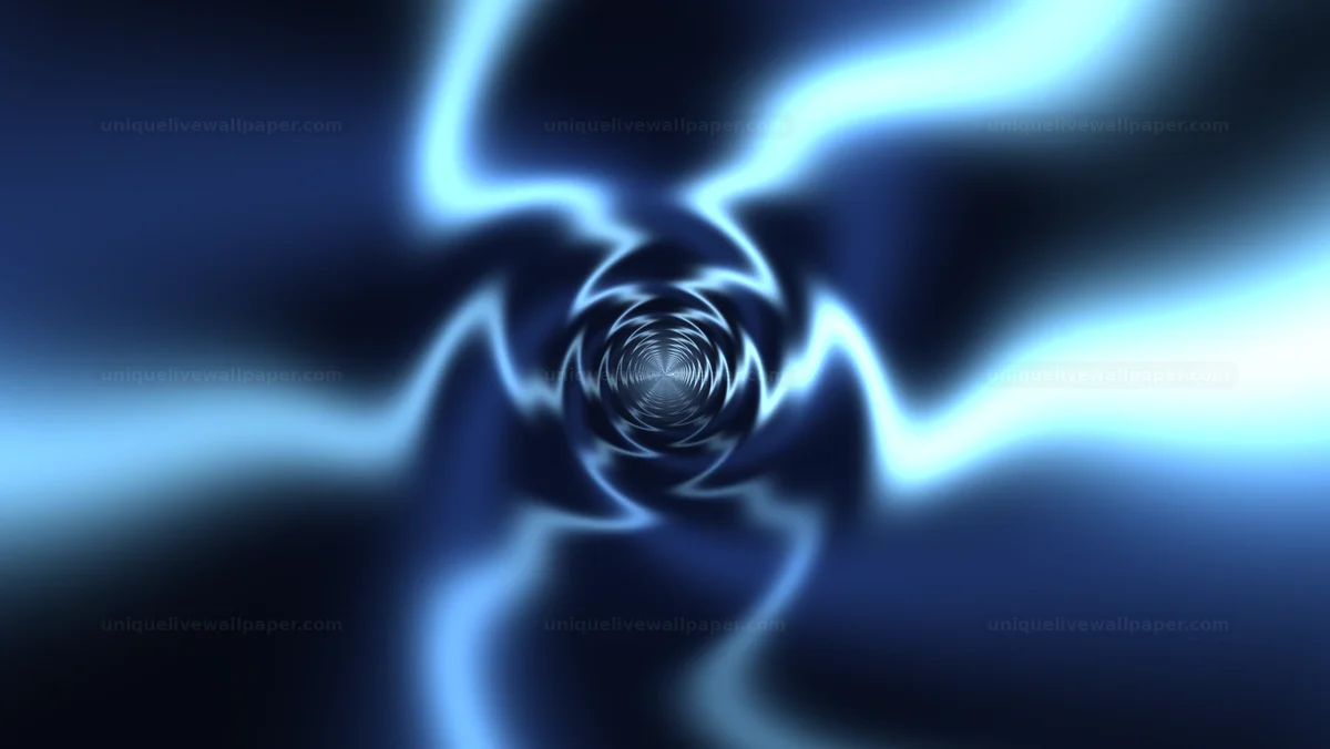 Watermarked thumbnail for Blue Plasma Tunnel Background Seamless Loop