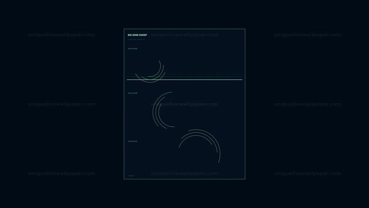 Futuristic Bio Scan HUD Seamless Loop