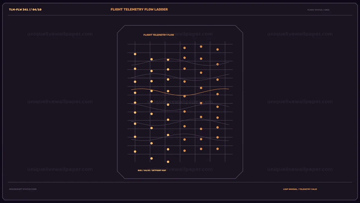 Watermarked thumbnail for Spacecraft Flight Status Telemetry HUD Seamless Loop