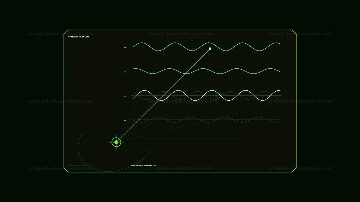 AI Neural Network Telemetry HUD Seamless Loop