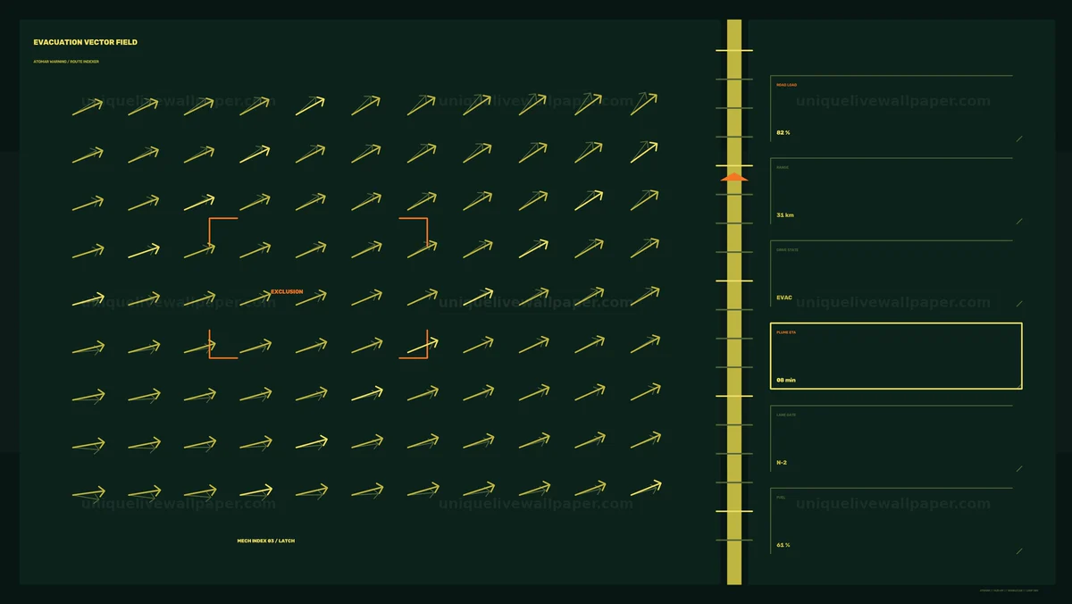 Watermarked thumbnail for Evacuation Routing HUD Seamless Loop
