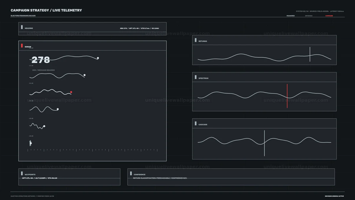 Watermarked thumbnail for Campaign Strategy Telemetry HUD Seamless Loop