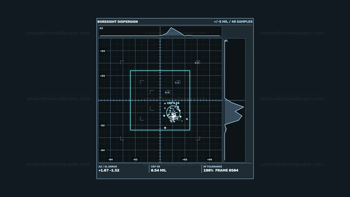 Watermarked thumbnail for Complex Target Acquisition HUD Seamless Loop