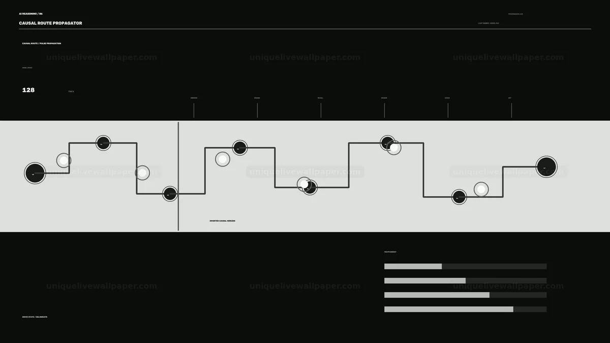 Watermarked thumbnail for AI Reasoning Process Visualization HUD Seamless Loop