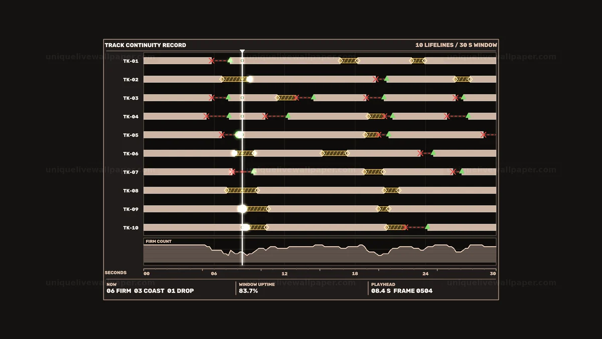 Complex Target Tracking HUD Timeline Seamless Loop