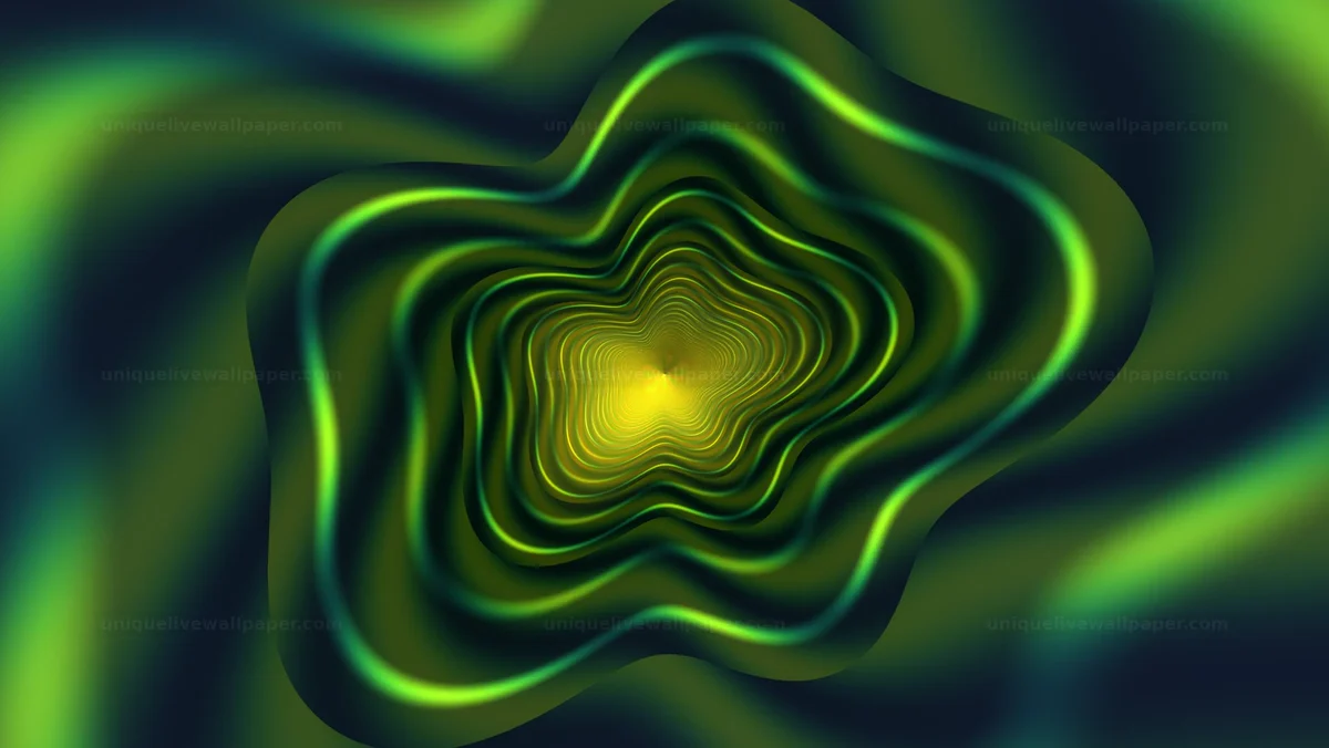 Watermarked thumbnail for Ethereal Green Vortex Tunnel Seamless Loop