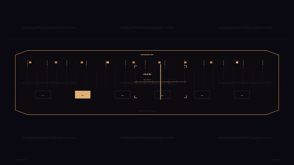 Acoustic Pattern Analysis HUD Seamless Loop