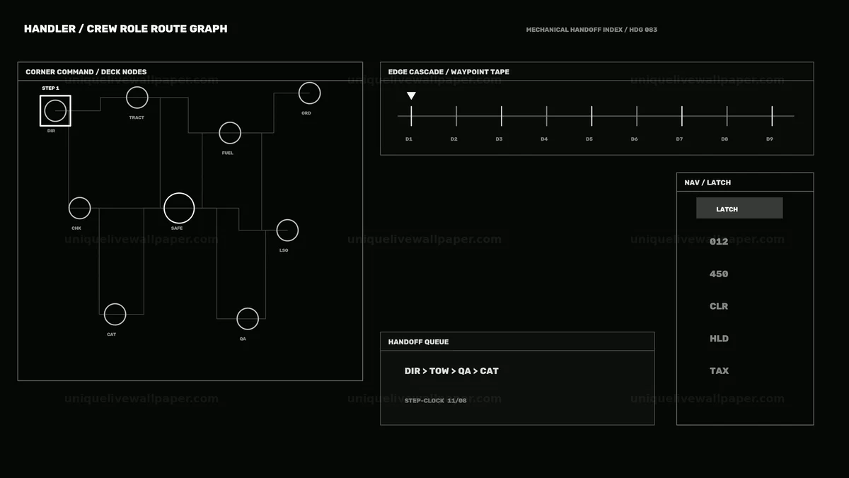 Watermarked thumbnail for Aircraft Carrier Deck Crew Coordination HUD Seamless Loop