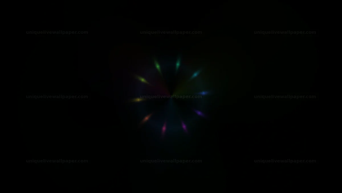 Watermarked thumbnail for Chromatic loading indicator system shows rotating graphic design