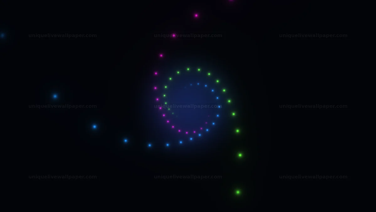 Colorful Starfield Space Tunnel Background Seamless Loop