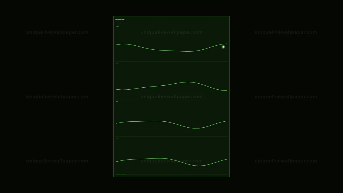 Energy Consumption Analytics HUD Seamless Loop