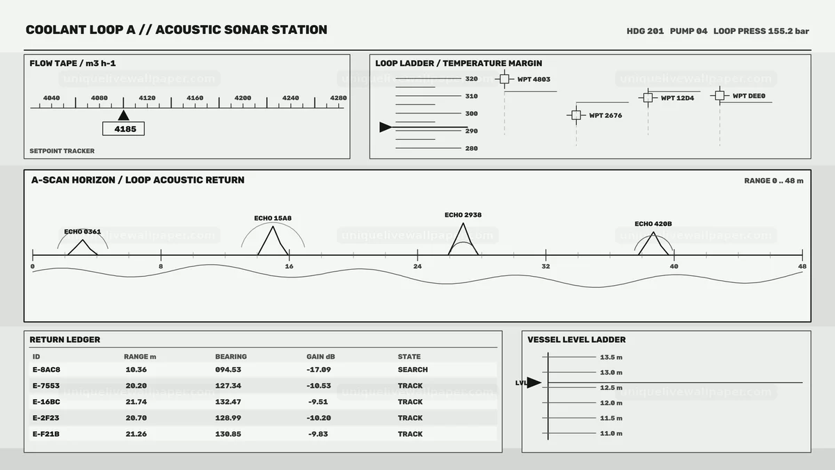 Industrial Coolant Monitoring Interface Seamless Loop