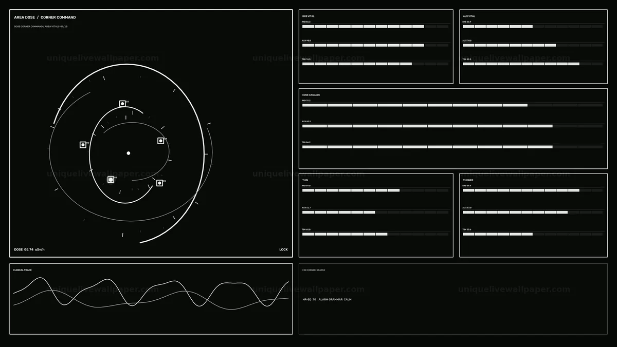 Nuclear Plant Alert Dashboard Seamless Loop
