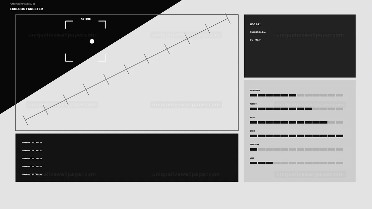 Planet Identification HUD Animation Seamless Loop