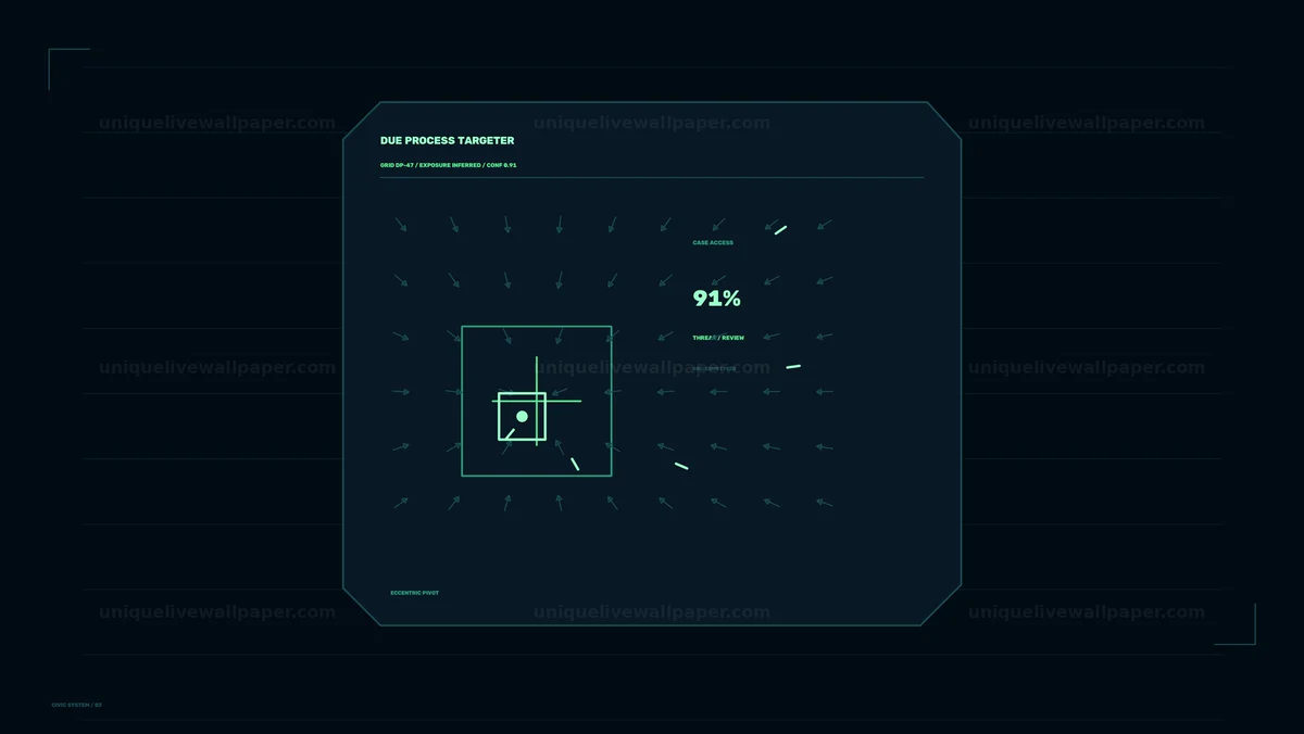 Civil Liberties Status HUD Seamless Loop