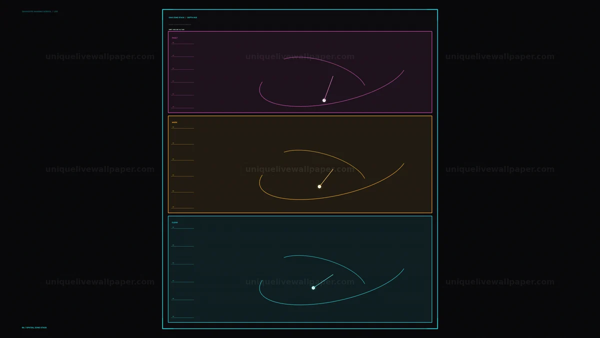 Diagnostic Warning Screen HUD Seamless Loop