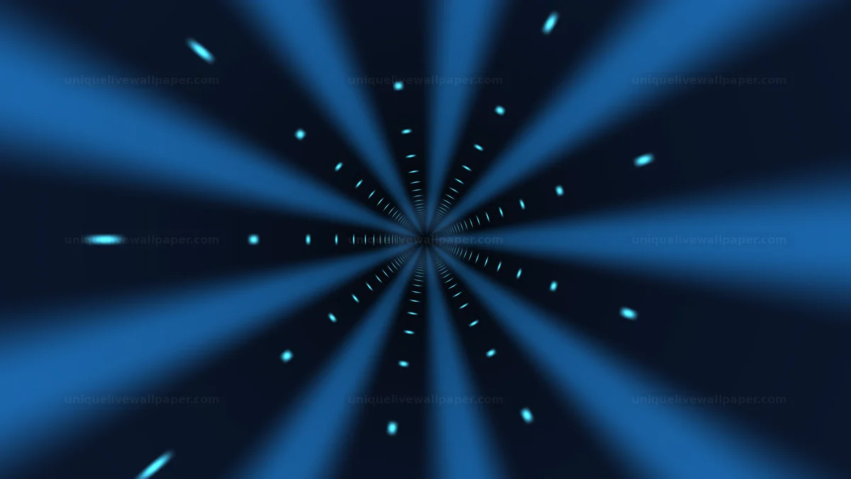 Watermarked thumbnail for Electric Blue Wormhole Background Seamless Loop