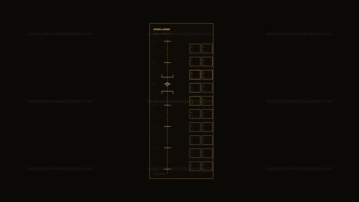 Military Strike Ladder Targeting HUD Seamless Loop