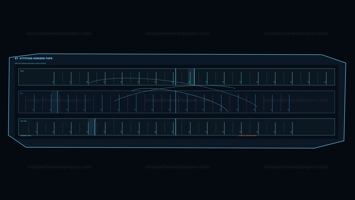 Spacecraft Status Monitoring HUD Seamless Loop