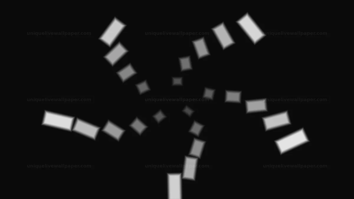 Watermarked thumbnail for Black and White Dimensional Vortex Background Seamless Loop
